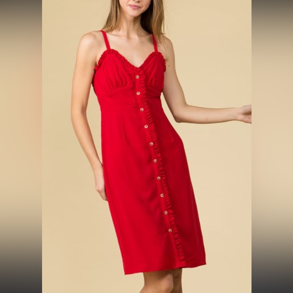 💥NEW WITH TAGS💥 red As u Wish brand dress